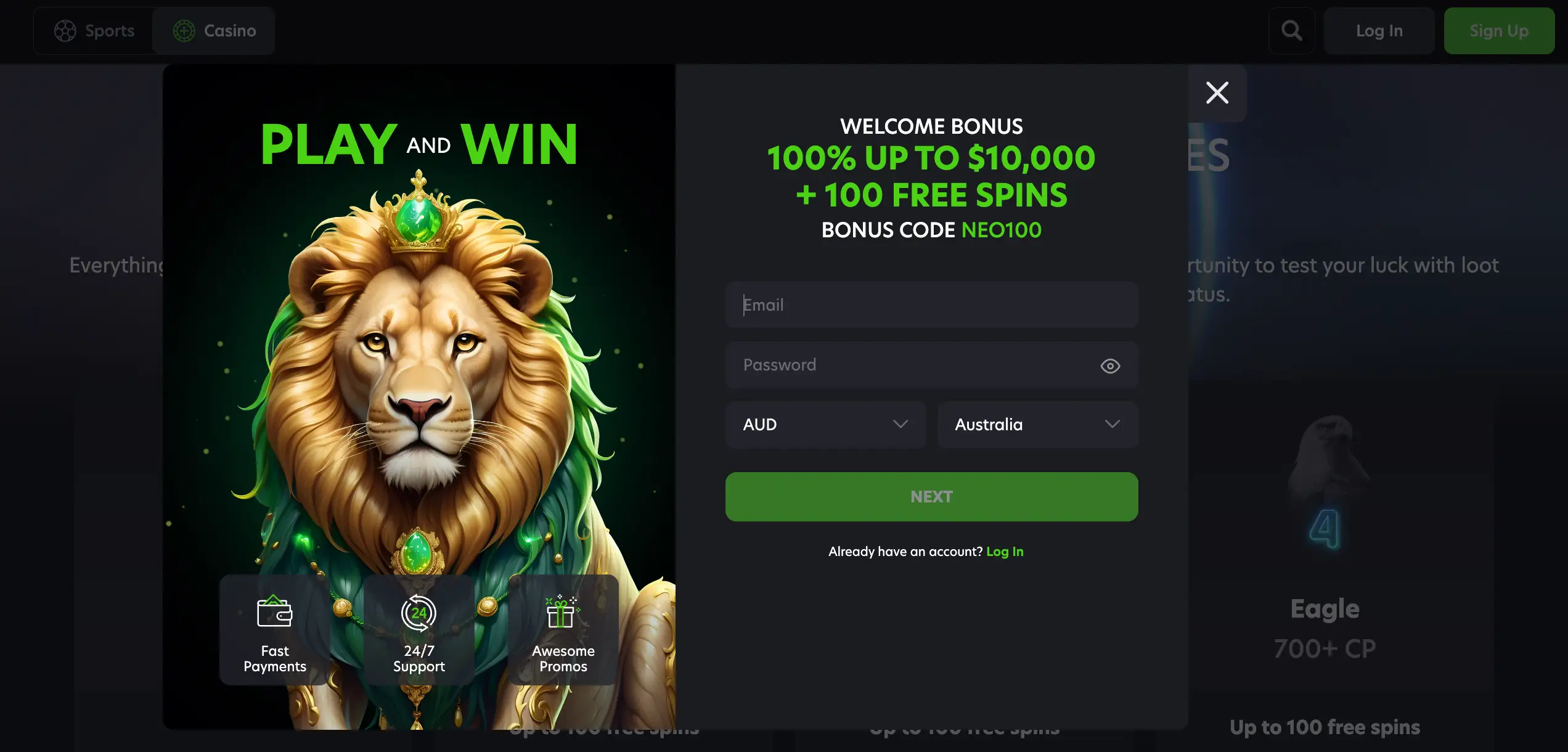 NeoSpin Registration